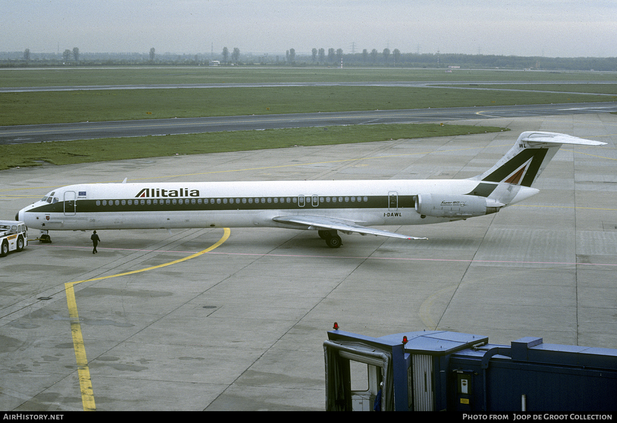 Aircraft Photo of I-DAWL | McDonnell Douglas MD-82 (DC-9-82) | Alitalia | AirHistory.net #198410