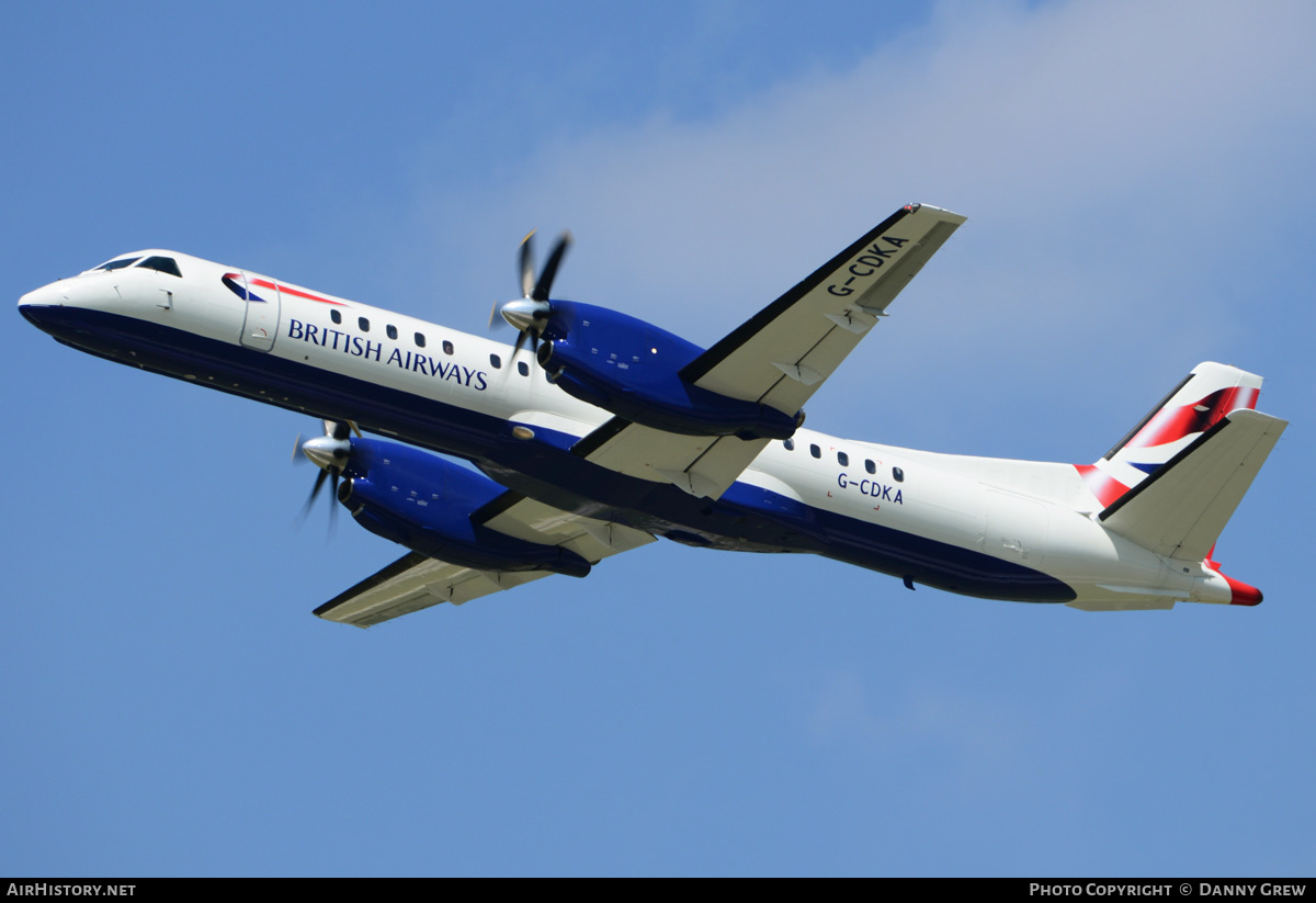 Aircraft Photo of G-CDKA | Saab 2000 | British Airways | AirHistory.net #198420