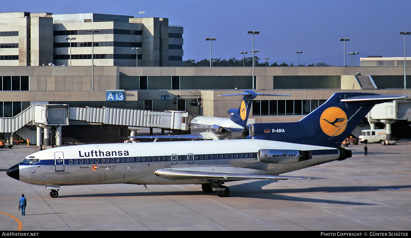 Aircraft Photo of D-ABIA | Boeing 727-30C | Lufthansa | AirHistory.net #198435