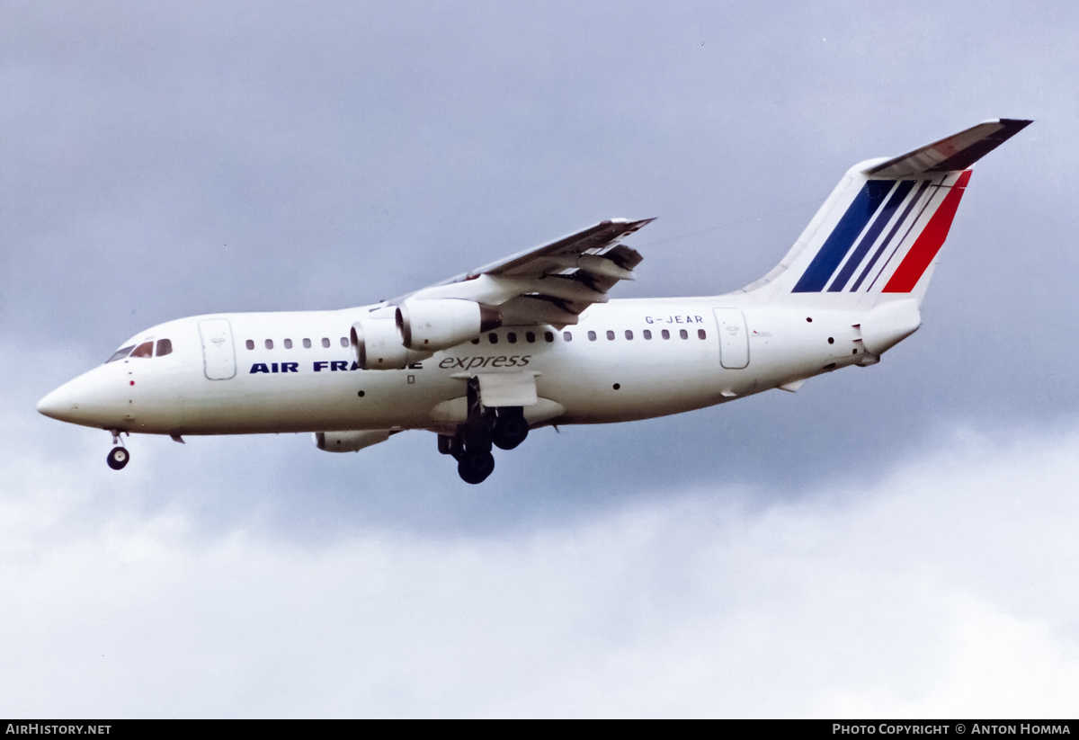 Aircraft Photo of G-JEAR | British Aerospace BAe-146-200A | Air France Express | AirHistory.net #198447
