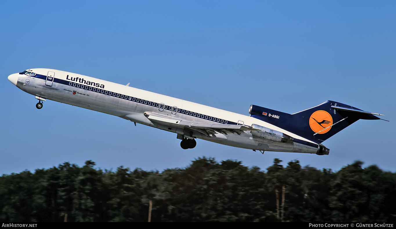 Aircraft Photo of D-ABQI | Boeing 727-230/Adv | Lufthansa | AirHistory.net #198454