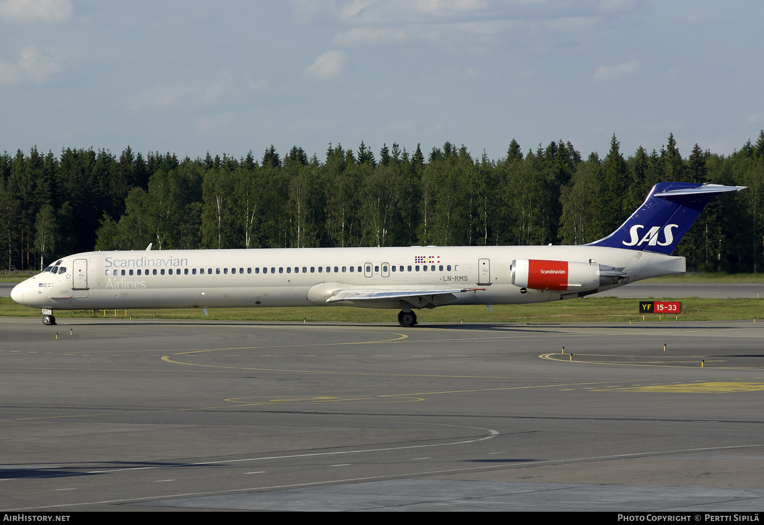 Aircraft Photo of LN-RMS | McDonnell Douglas MD-82 (DC-9-82) | Scandinavian Airlines - SAS | AirHistory.net #198458
