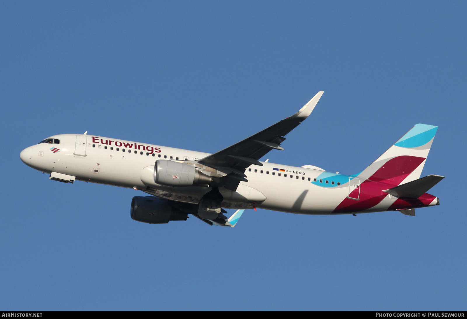 Aircraft Photo of D-AEWO | Airbus A320-214 | Eurowings | AirHistory.net #198460