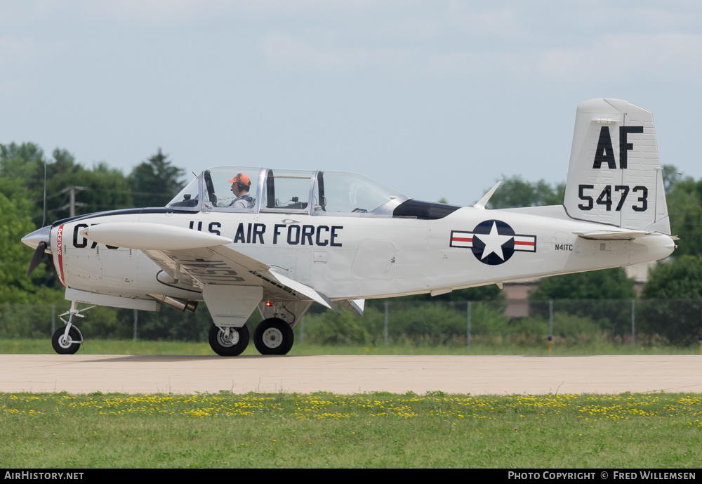 Aircraft Photo of N41TC / 5473 | Beech T-34A Mentor | USA - Air Force | AirHistory.net #198462