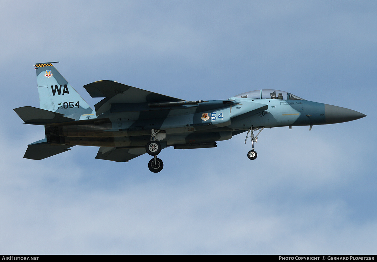 Aircraft Photo of 80-0054 / AF80-054 | McDonnell Douglas F-15D Eagle | USA - Air Force | AirHistory.net #198467