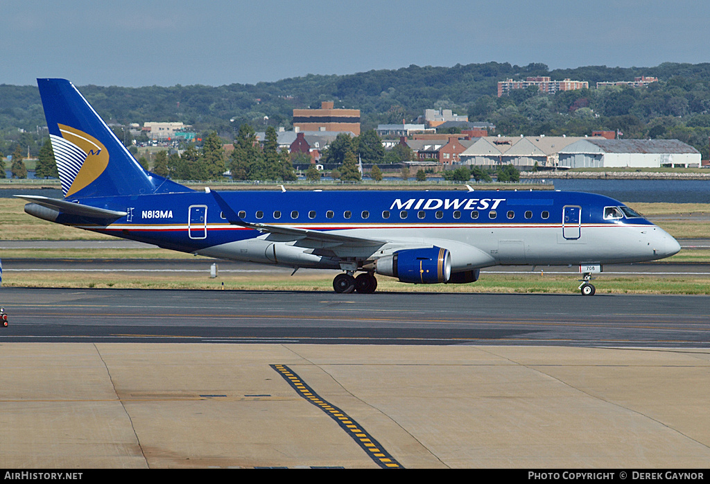 Aircraft Photo of N813MA | Embraer 170SU (ERJ-170-100SU) | Midwest Airlines | AirHistory.net #198480