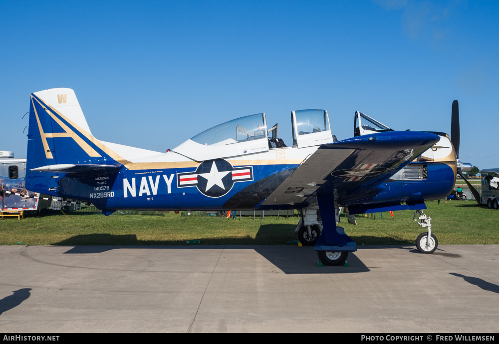 Aircraft Photo of N289RD / NX289RD / 140576 | North American T-28C Trojan | USA - Navy | AirHistory.net #198496