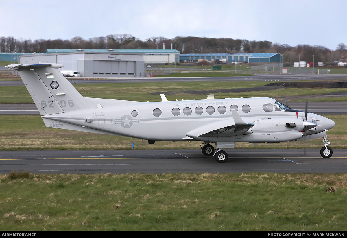 Aircraft Photo of 168205 / 8205 | Hawker Beechcraft UC-12W Huron (B300C) | USA - Marines | AirHistory.net #198501