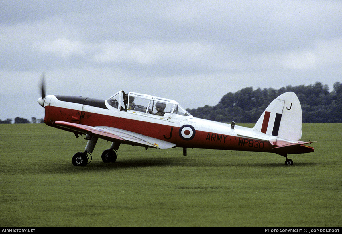 Aircraft Photo of WP930 | De Havilland DHC-1 Chipmunk Mk22 | UK - Army | AirHistory.net #198526