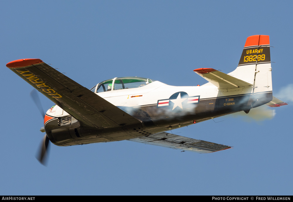 Aircraft Photo of C-GDKR / 138289 | North American T-28B Trojan | USA - Army | AirHistory.net #198565