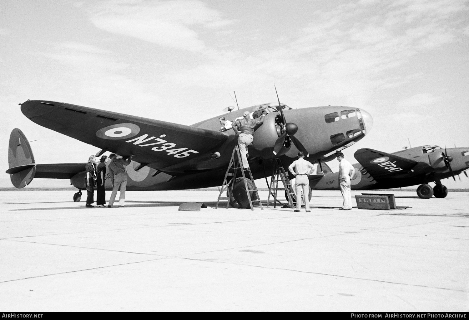 Aircraft Photo of N7345 | Lockheed B-14L Hudson Mk.I | UK - Air Force | AirHistory.net #198570