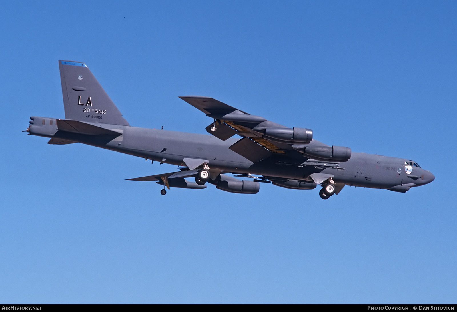 Aircraft Photo of 60-0020 / AF60020 | Boeing B-52H Stratofortress | USA - Air Force | AirHistory.net #198599