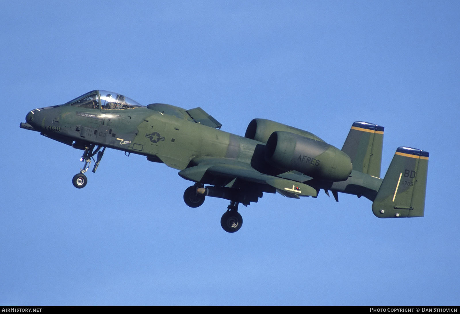 Aircraft Photo of 78-0709 / AF78-709 | Fairchild A-10A Thunderbolt II | USA - Air Force | AirHistory.net #198603