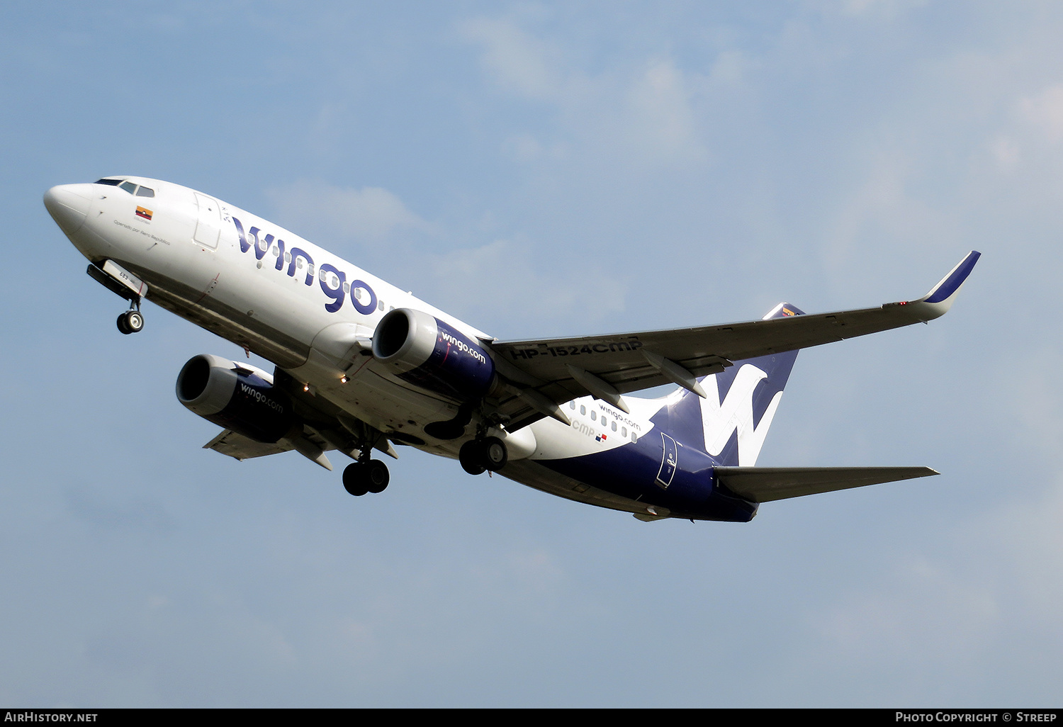 Aircraft Photo of HP-1524CMP | Boeing 737-7V3 | Wingo | AirHistory.net #198621