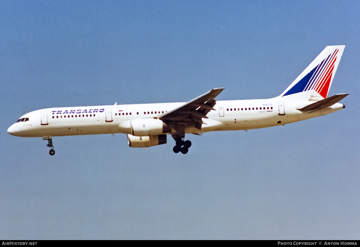 Aircraft Photo of N160GE | Boeing 757-2Y0 | Transaero Airlines | AirHistory.net #198631