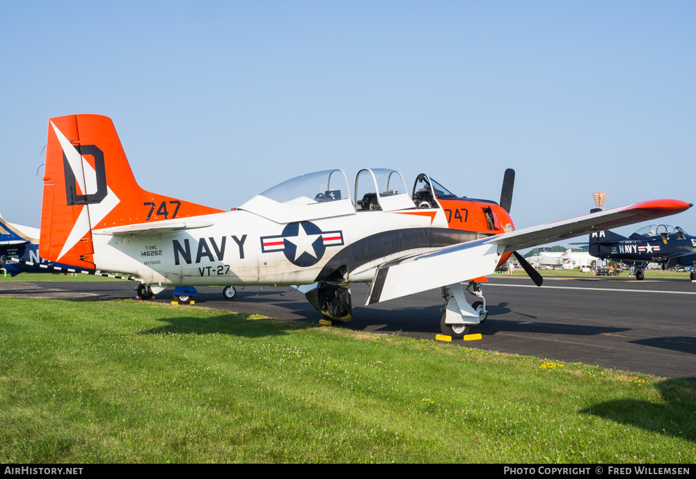 Aircraft Photo of N7160C / NX7160C / 146262 | North American T-28C Trojan | USA - Navy | AirHistory.net #198642