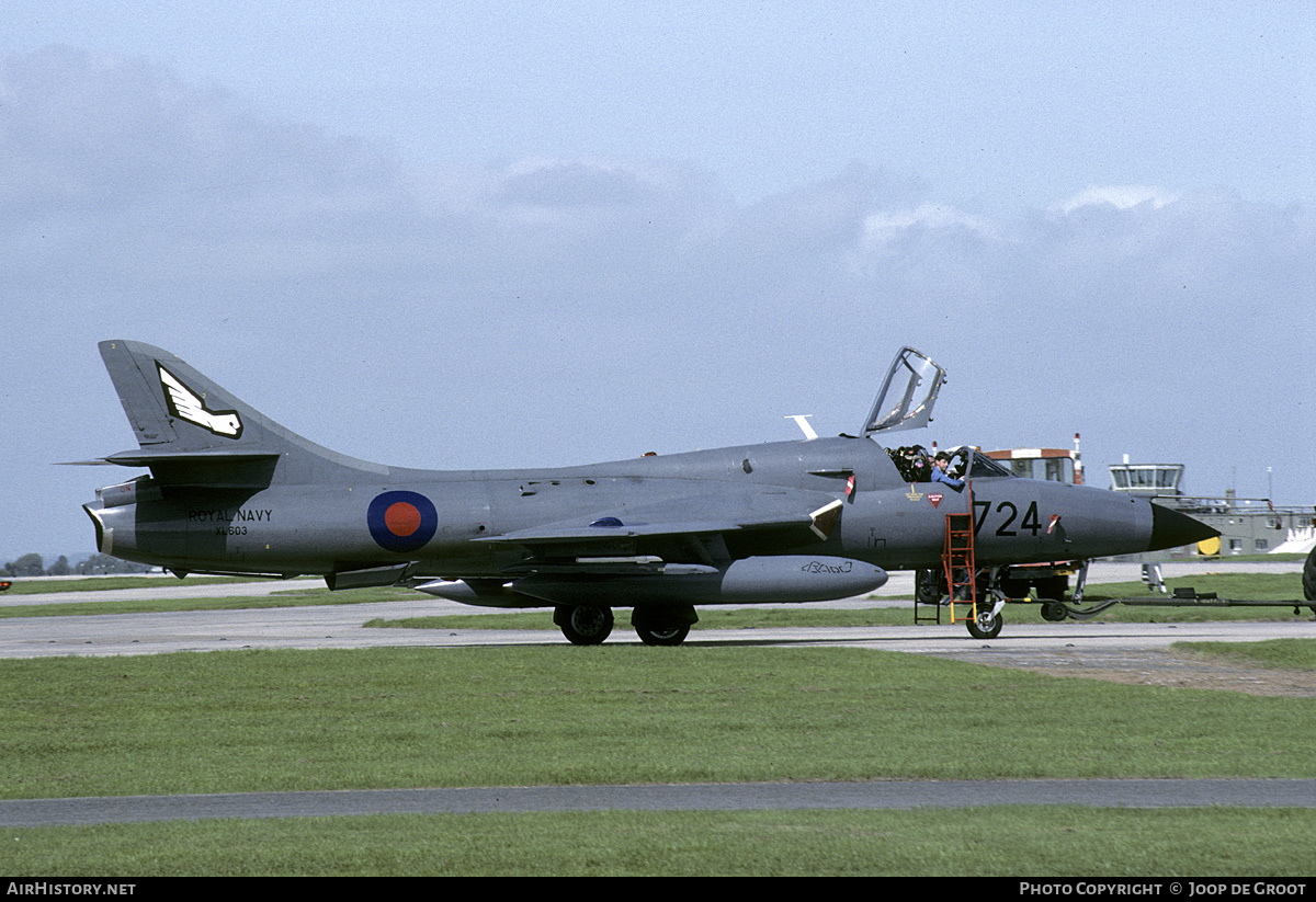 Aircraft Photo of XL603 | Hawker Hunter T8M | UK - Navy | AirHistory.net #198651