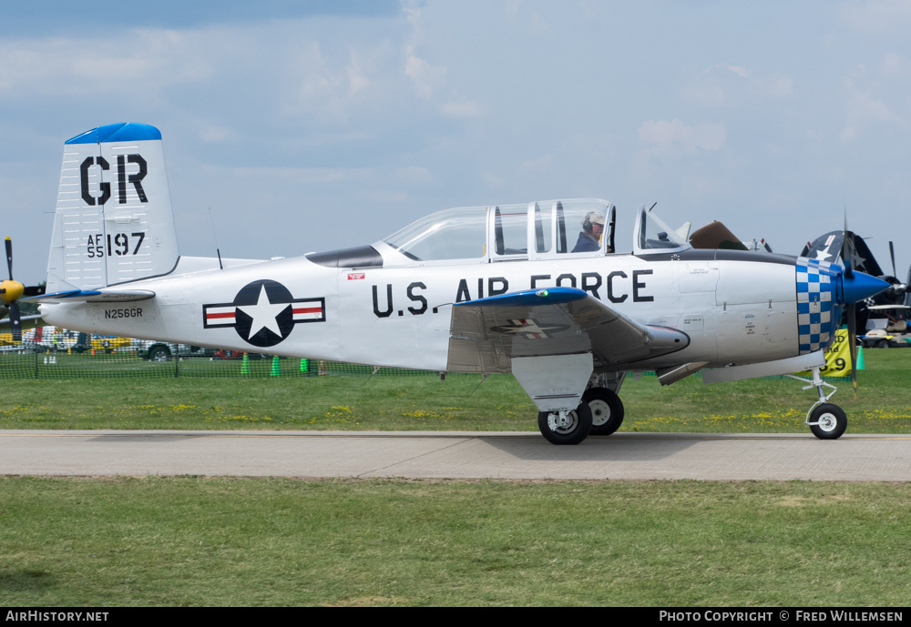 Aircraft Photo of N256GR / 55-197 | Beech T-34A Mentor (A45) | USA - Air Force | AirHistory.net #198670