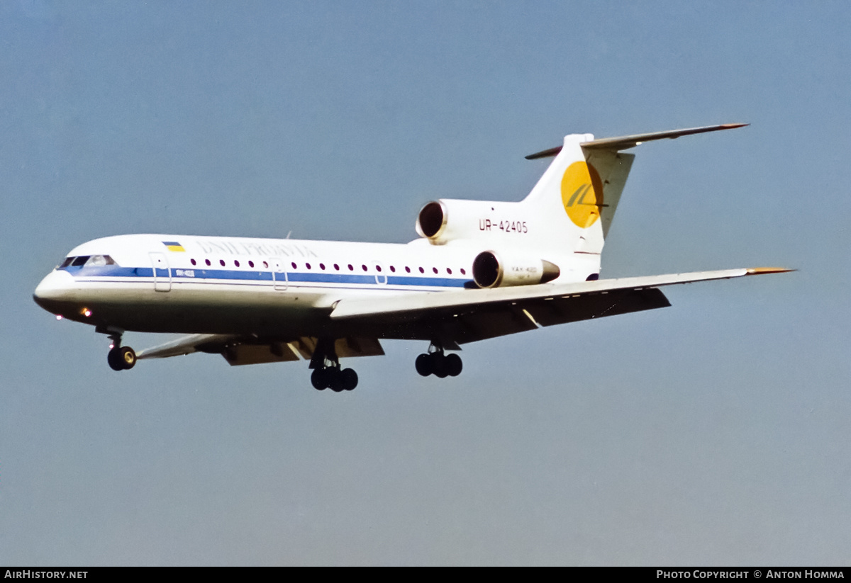 Aircraft Photo of UR-42405 | Yakovlev Yak-42D | Dnieproavia | AirHistory.net #198694