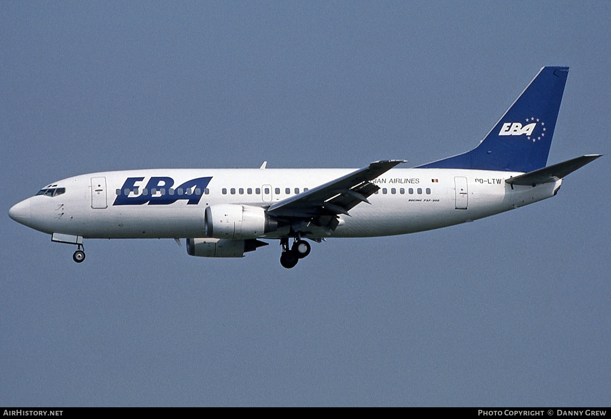 Aircraft Photo of OO-LTW | Boeing 737-33A | EBA - Eurobelgian Airlines | AirHistory.net #198726