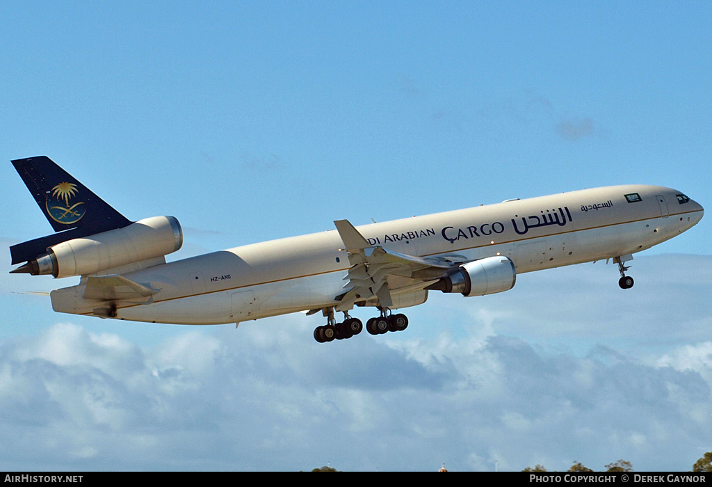 Aircraft Photo of HZ-AND | McDonnell Douglas MD-11F | Saudi Arabian Airlines Cargo | AirHistory.net #198742