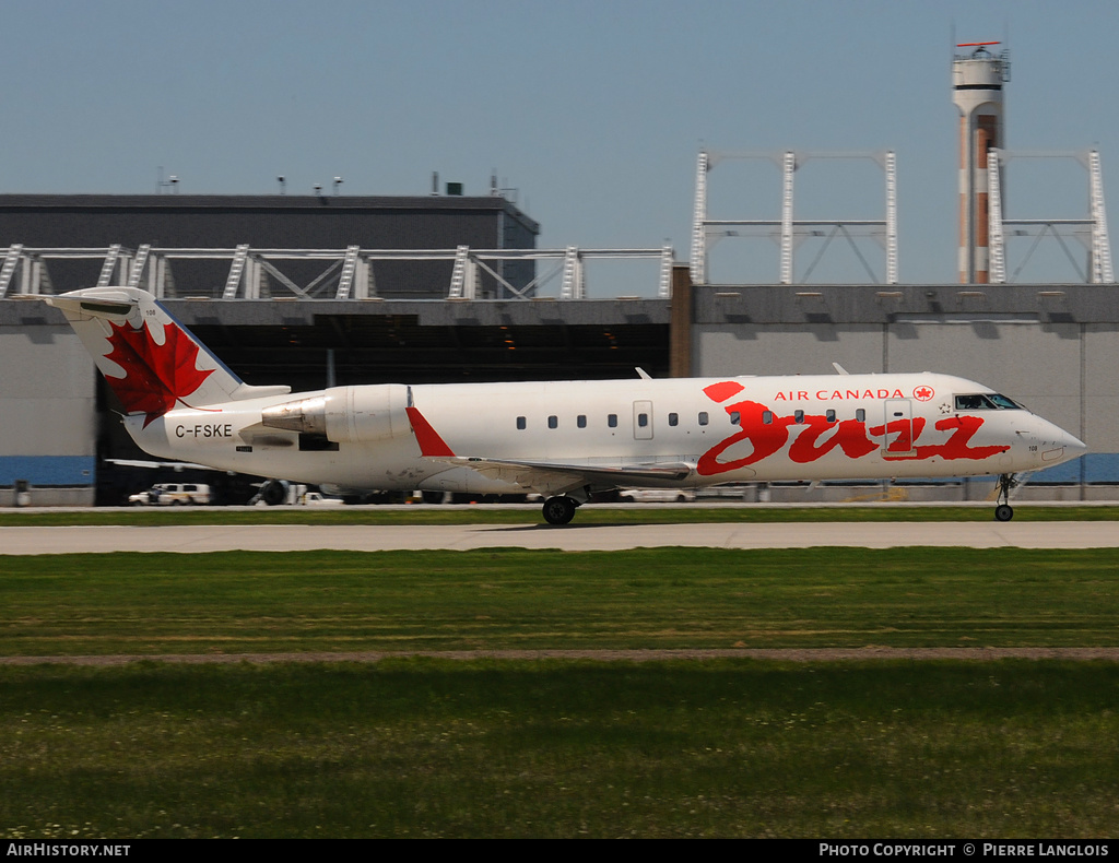 Aircraft Photo of C-FSKE | Canadair CRJ-100ER (CL-600-2B19) | Air Canada Jazz | AirHistory.net #198779