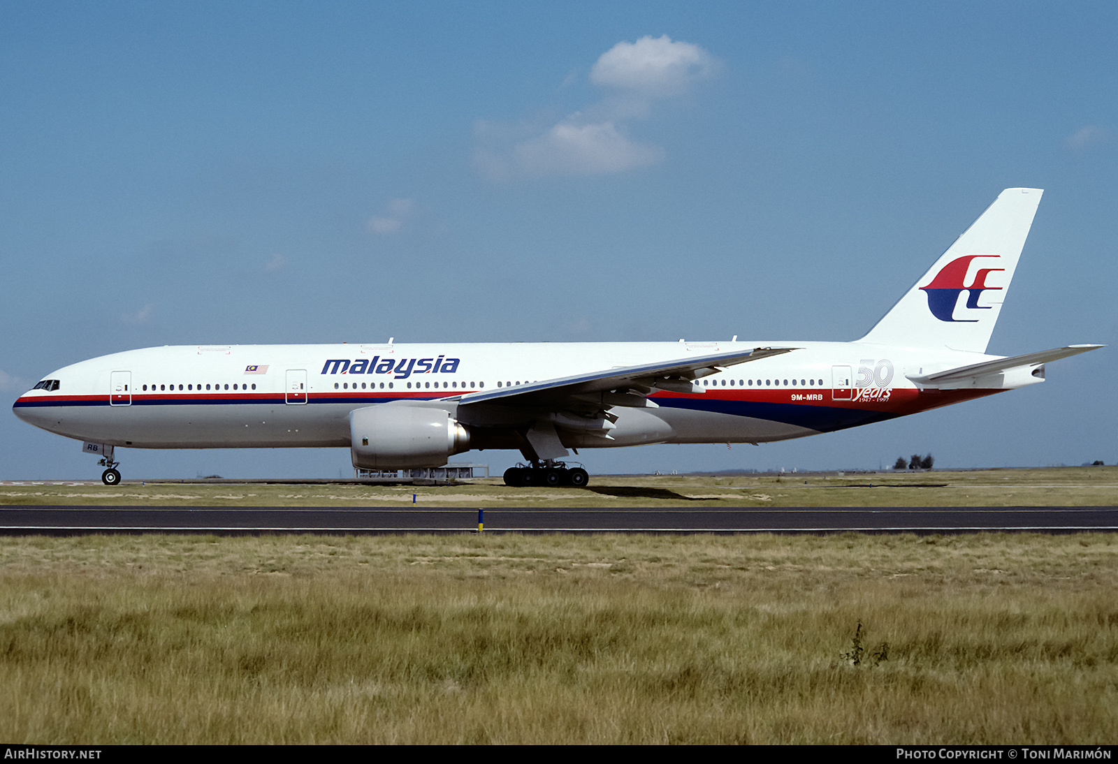 Aircraft Photo of 9M-MRB | Boeing 777-2H6/ER | Malaysia Airlines | AirHistory.net #198785