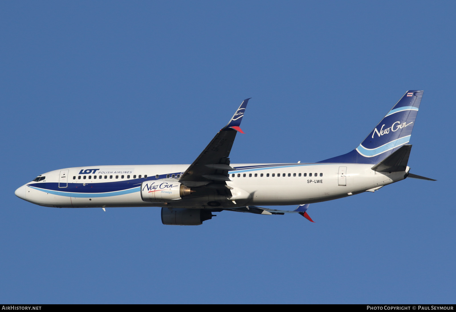 Aircraft Photo of SP-LWE | Boeing 737-8Q8 | LOT Polish Airlines - Polskie Linie Lotnicze | AirHistory.net #198804