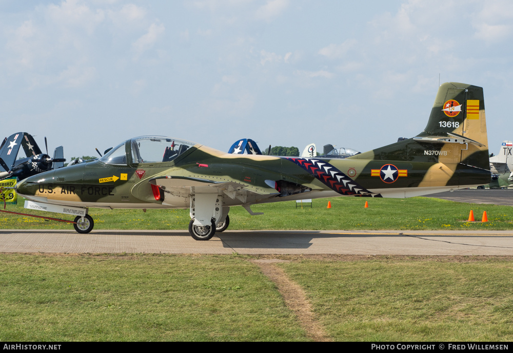 Aircraft Photo of N370WB / 13618 | Cessna T-37C Tweety Bird | South Vietnam - Air Force | AirHistory.net #198839