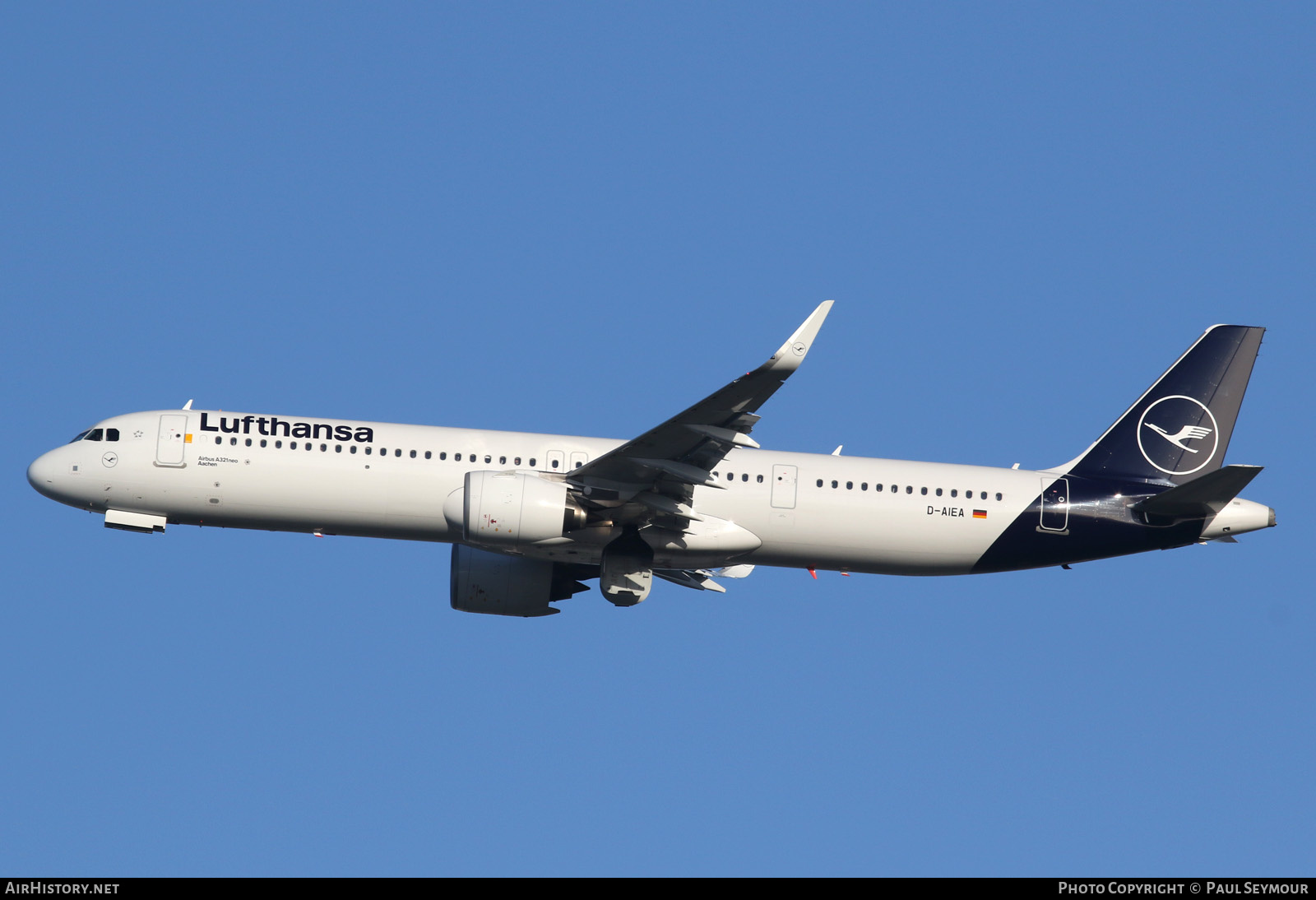 Aircraft Photo of D-AIEA | Airbus A321-271NX | Lufthansa | AirHistory.net #198841