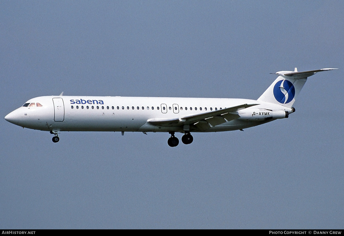 Aircraft Photo of G-AVMK | BAC 111-510ED One-Eleven | Sabena | AirHistory.net #198844