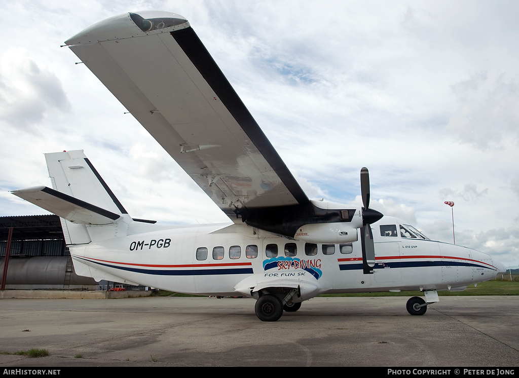 Aircraft Photo of OM-PGB | Let L-410UVP Turbolet | Sky-Diving For Fun SK | AirHistory.net #198851