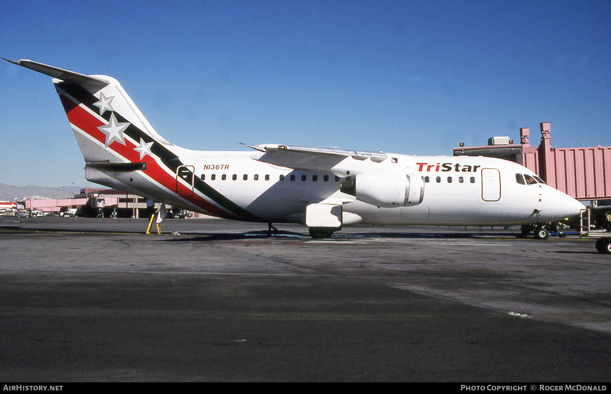 Aircraft Photo of N136TR | British Aerospace BAe-146-200A | TriStar Airlines | AirHistory.net #198857