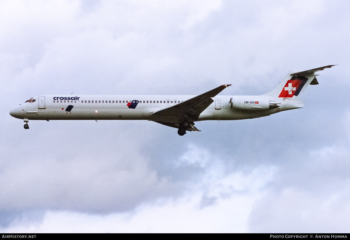 Aircraft Photo of HB-ISX | McDonnell Douglas MD-83 (DC-9-83) | Crossair | AirHistory.net #198889