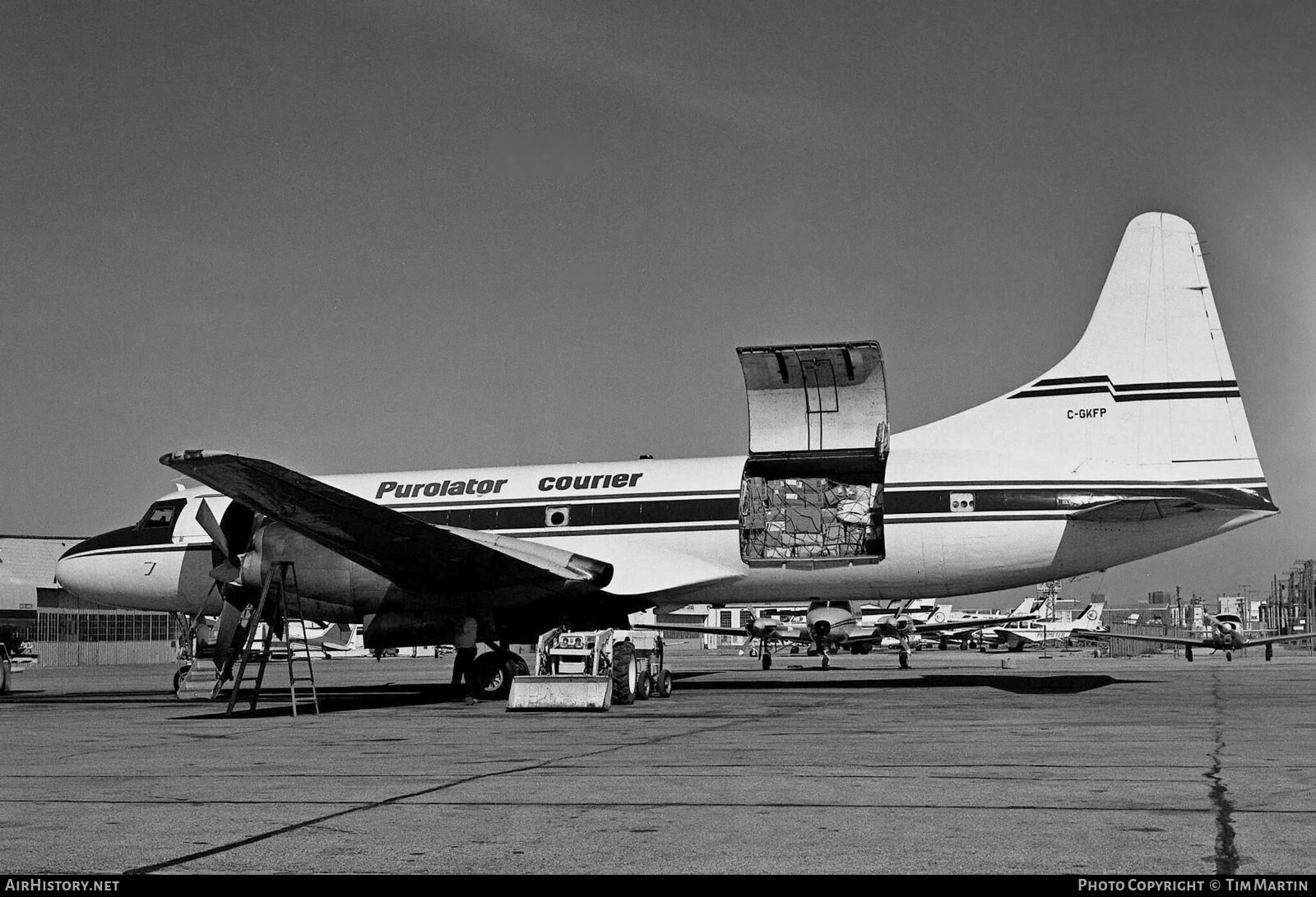 Aircraft Photo of C-GKFP | Convair 580 | Purolator Courier | AirHistory.net #198891