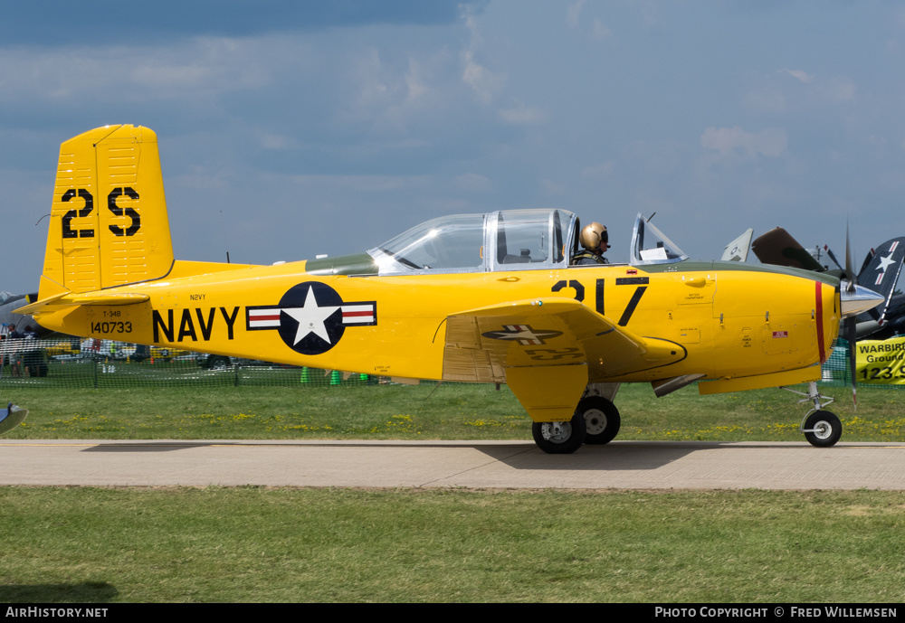 Aircraft Photo of N2VY / 140733 | Beech T-34B Mentor | USA - Navy | AirHistory.net #198895