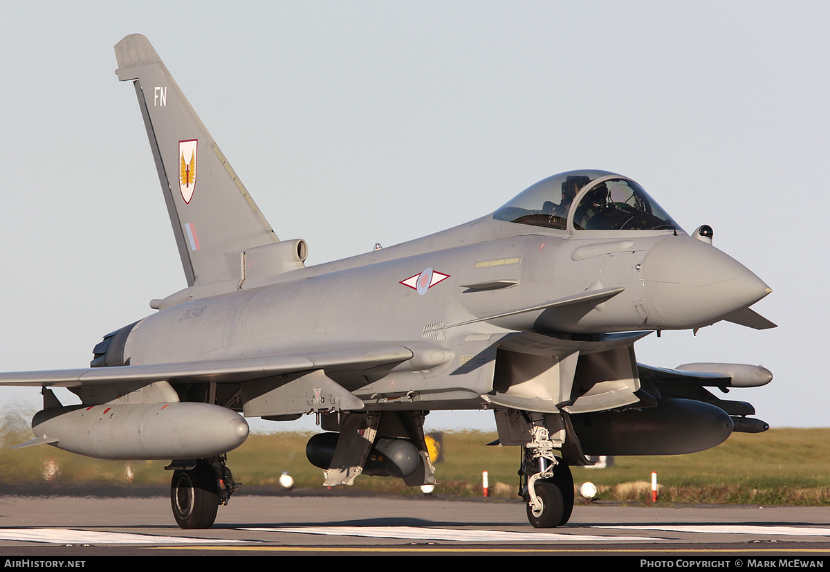 Aircraft Photo of ZK348 | Eurofighter EF-2000 Typhoon FGR4 | UK - Air Force | AirHistory.net #198940