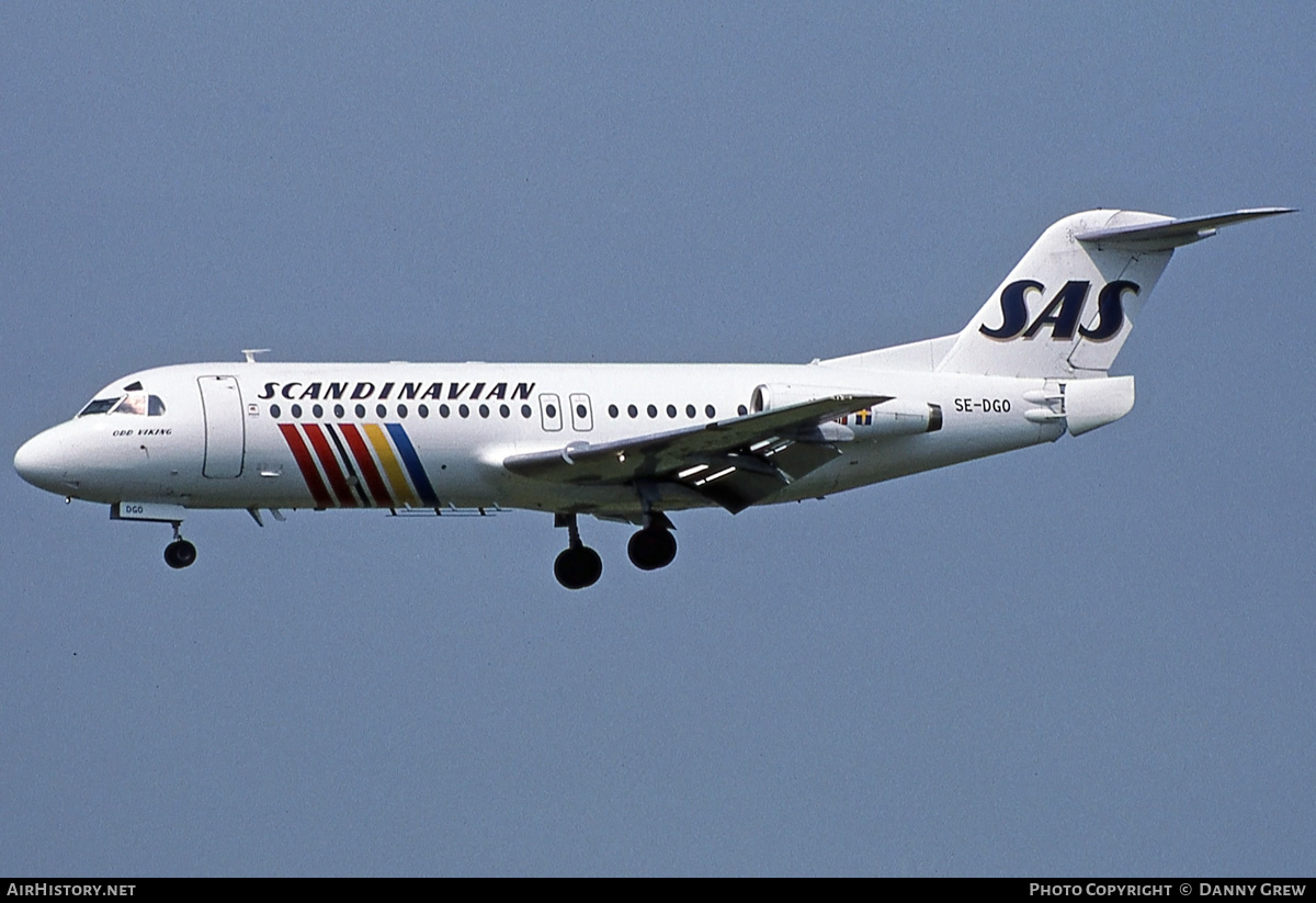 Aircraft Photo of SE-DGO | Fokker F28-4000 Fellowship | Scandinavian Airlines - SAS | AirHistory.net #198963
