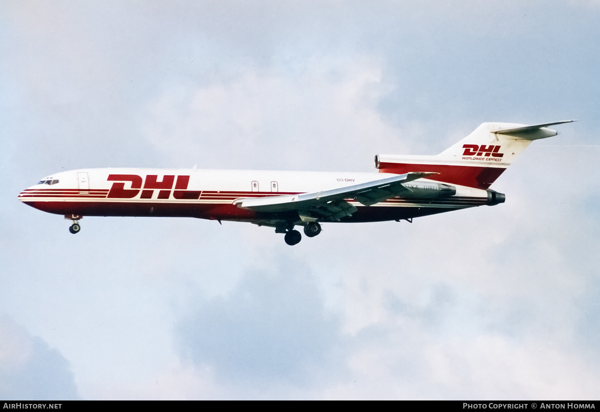 Aircraft Photo of OO-DHV | Boeing 727-223(F) | DHL Worldwide Express | AirHistory.net #198984