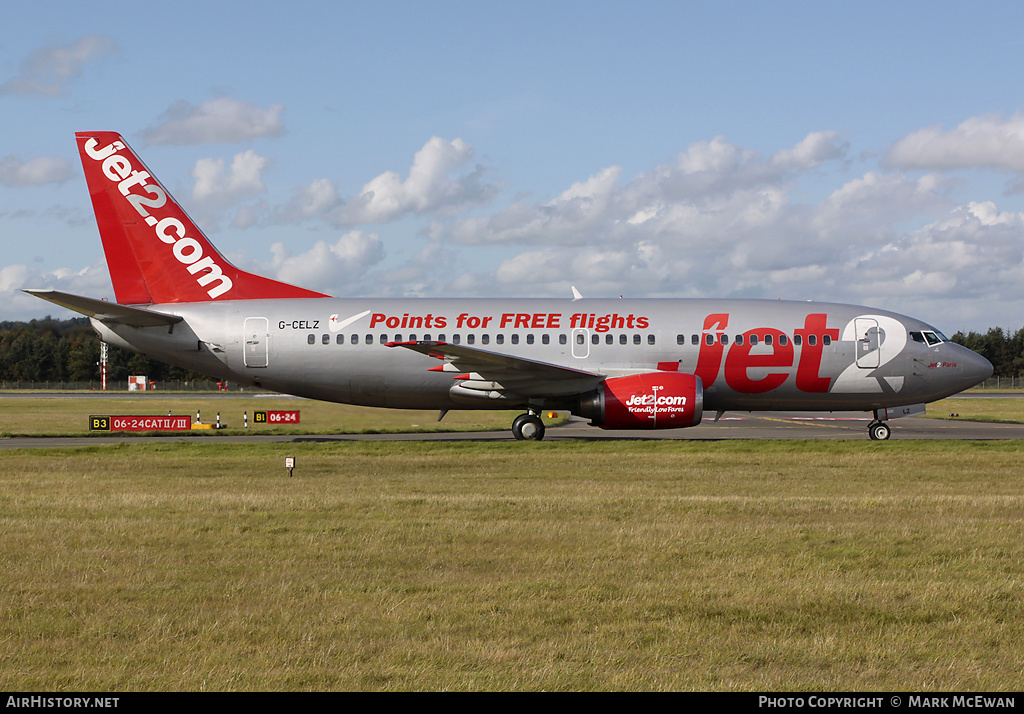 Aircraft Photo of G-CELZ | Boeing 737-377(QC) | Jet2 | AirHistory.net #198997