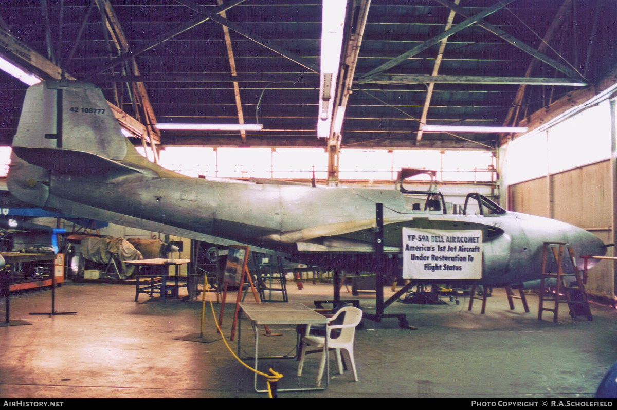 Aircraft Photo of 42-108777 | Bell YP-59A Airacomet | USA - Air Force | AirHistory.net #199003