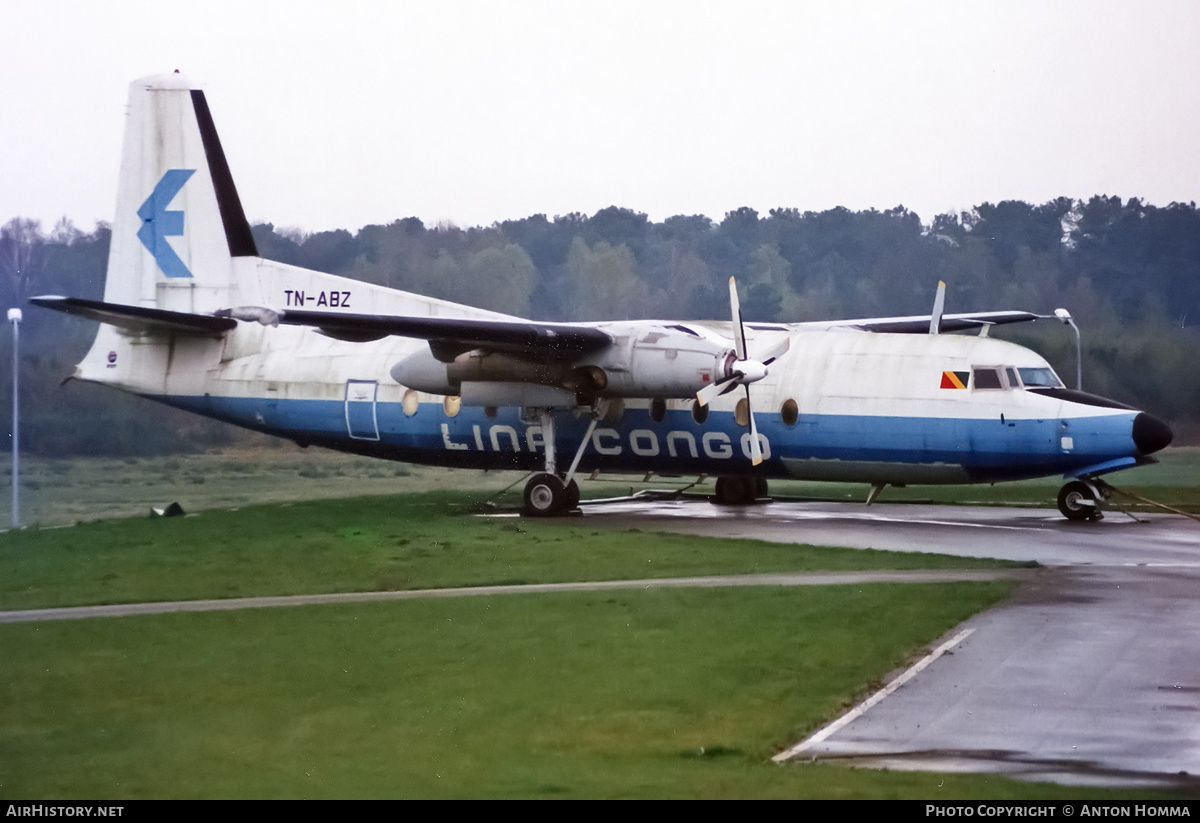 Aircraft Photo of TN-ABZ | Fokker F27-600 Friendship | Lina Congo | AirHistory.net #199008