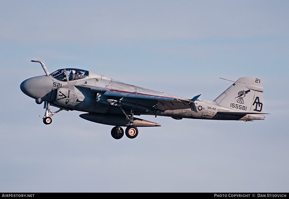 Aircraft Photo of 155581 | Grumman A-6E Intruder | USA - Navy | AirHistory.net #199028