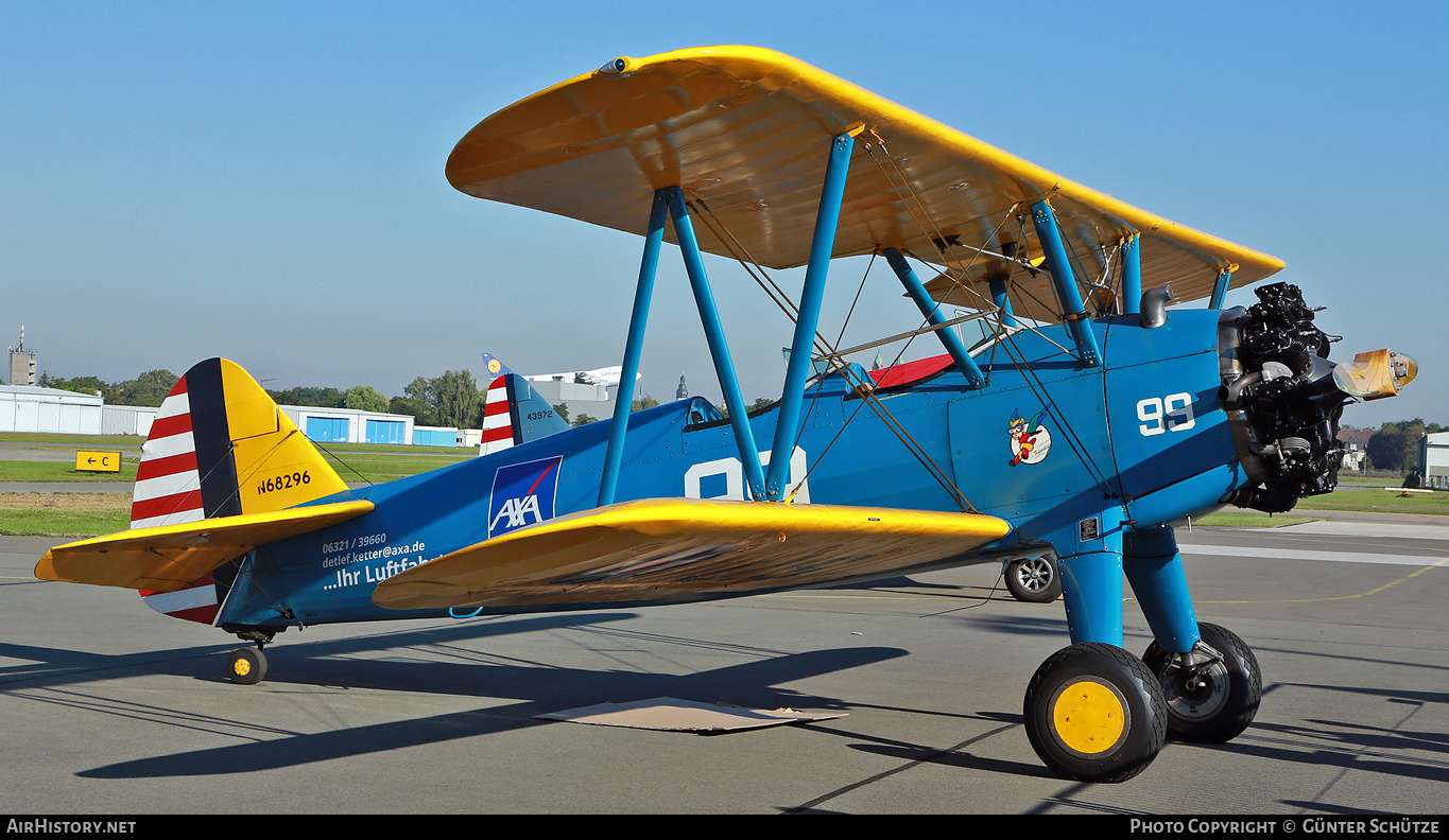 Aircraft Photo of N68296 | Boeing B75N Stearman | AirHistory.net #199048