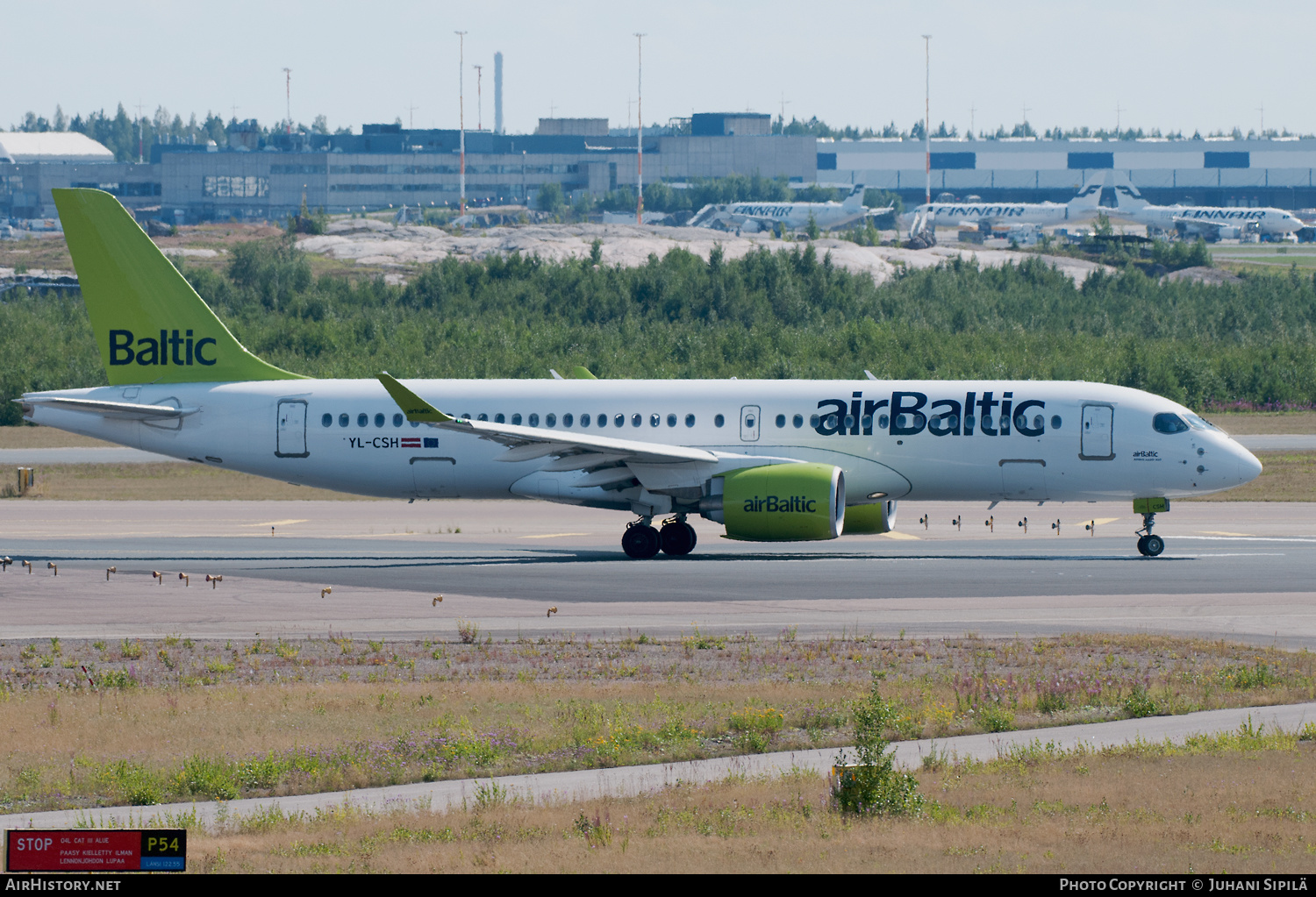 Aircraft Photo of YL-CSH | Bombardier CSeries CS300 (BD-500-1A11) | AirBaltic | AirHistory.net #199065
