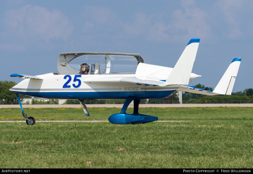 Aircraft Photo of N92EZ | Rutan 31 VariEze | AirHistory.net #199069