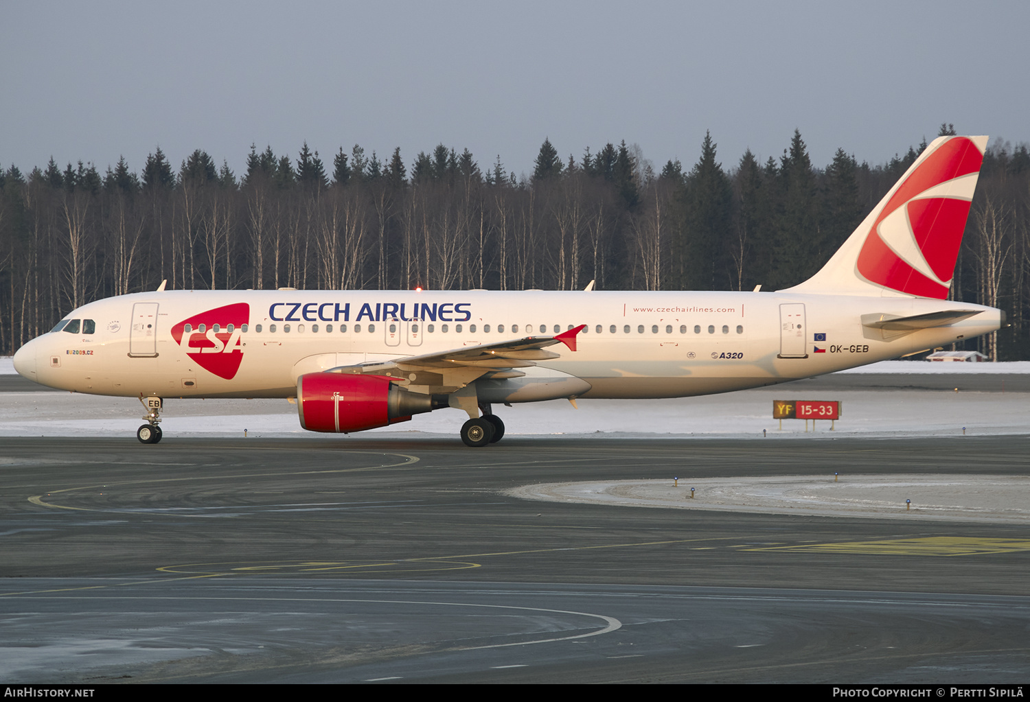 Aircraft Photo of OK-GEB | Airbus A320-214 | ČSA - Czech Airlines | AirHistory.net #199078