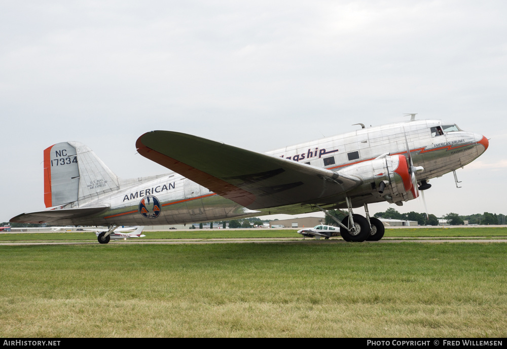 Aircraft Photo of N17334 / NC17334 | Douglas DC-3-178 | Flagship Detroit Foundation | American Airlines | AirHistory.net #199114