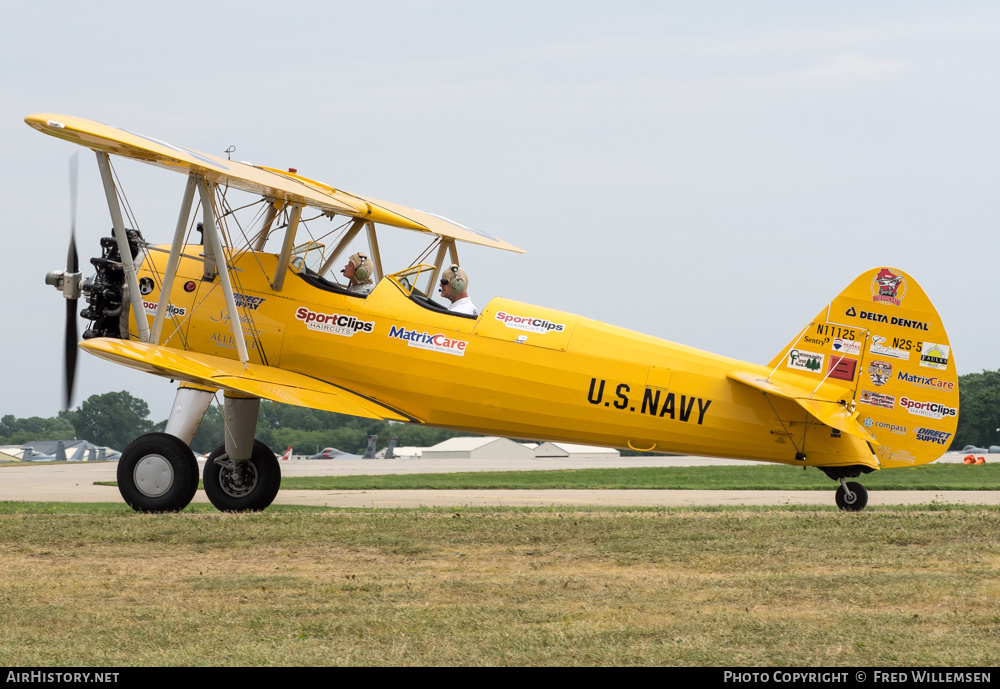 Aircraft Photo of N11125 | Boeing E75 Kaydet | USA - Navy | AirHistory.net #199119