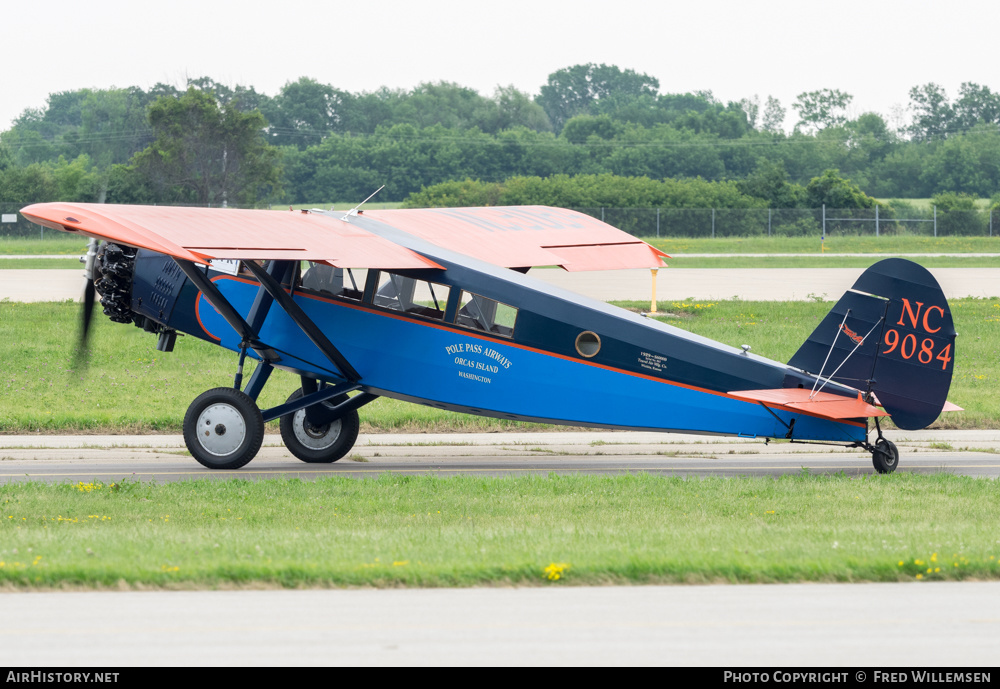 Aircraft Photo of N9084 / NC9084 | Travel Air S-6000B | Pole Pass Airways | AirHistory.net #199121